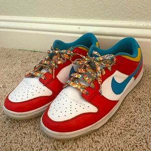 Nike Dunk x Lebron fruity pebbles